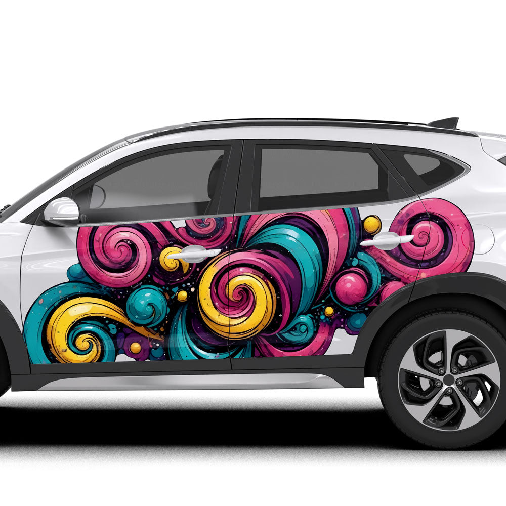 Bunte Swirls