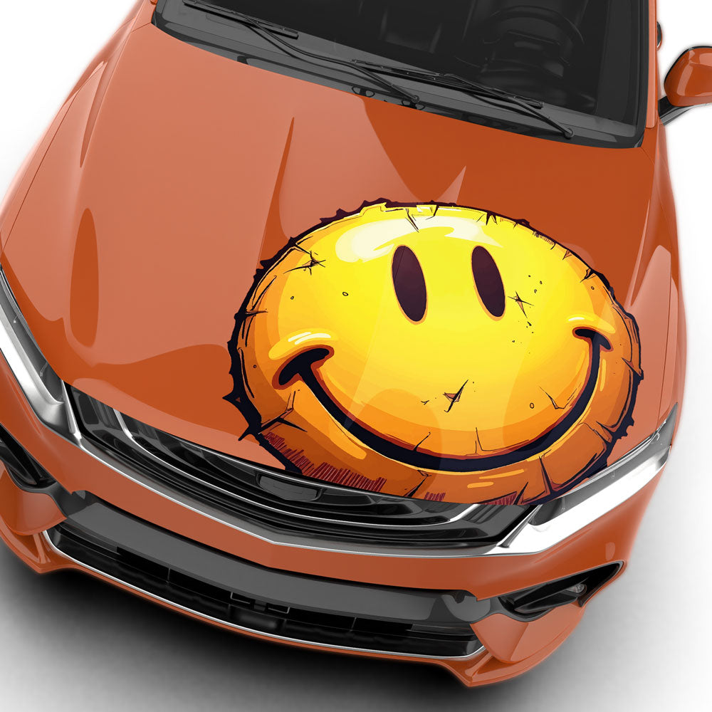 Abgenutzter Smiley