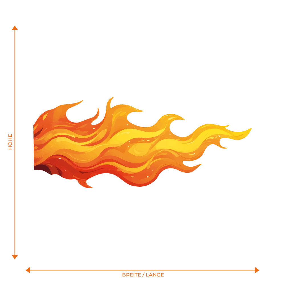 Lodernde Flammen