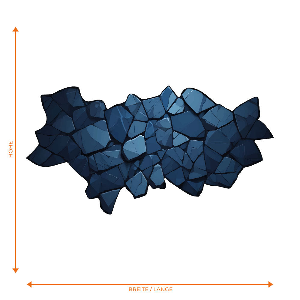 Blaue Kiesel