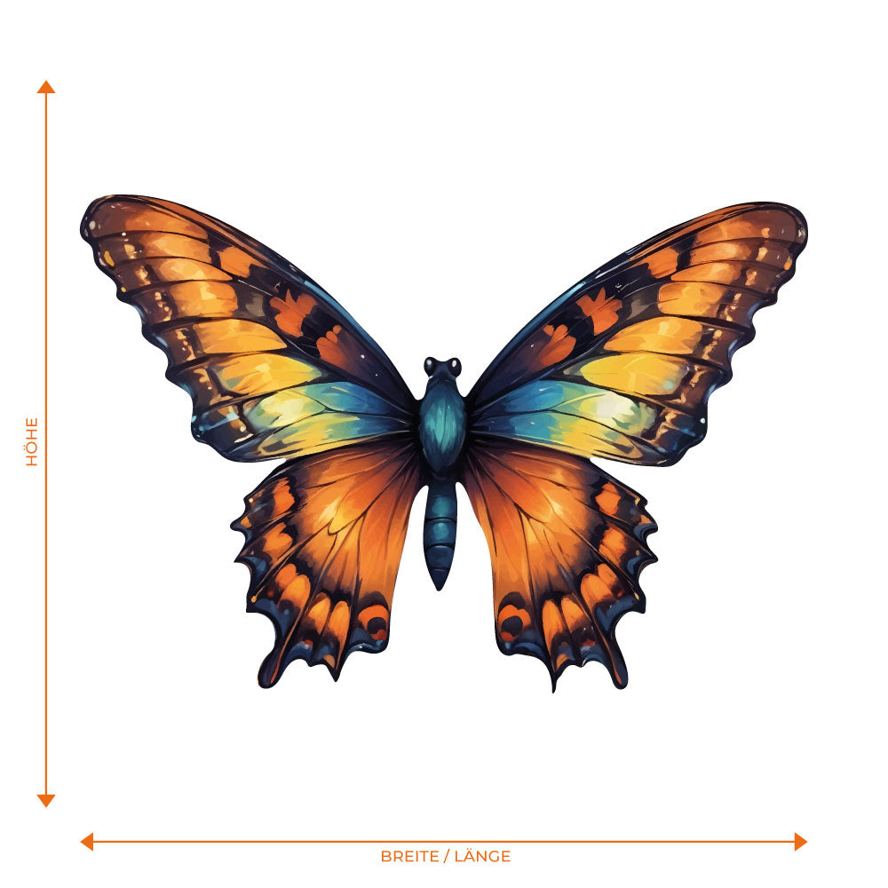 Bunter Schmetterling