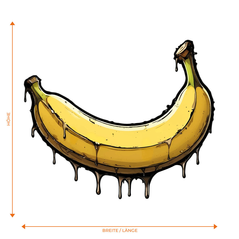 Tropfende Banane