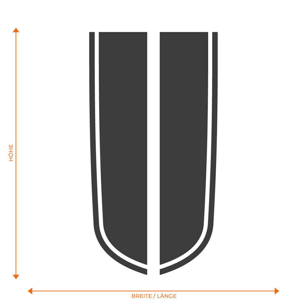 Runde Spitze Rennstreifen