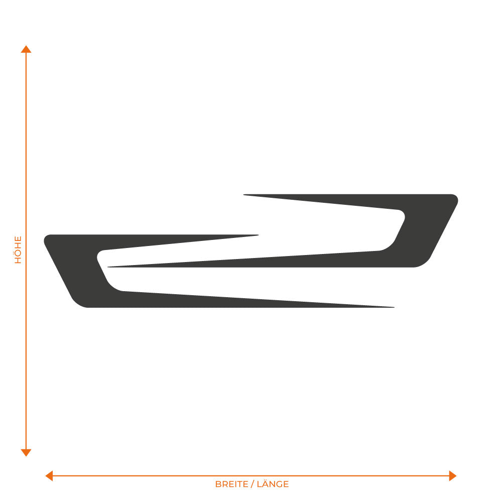 Zacken Bogen Streifen