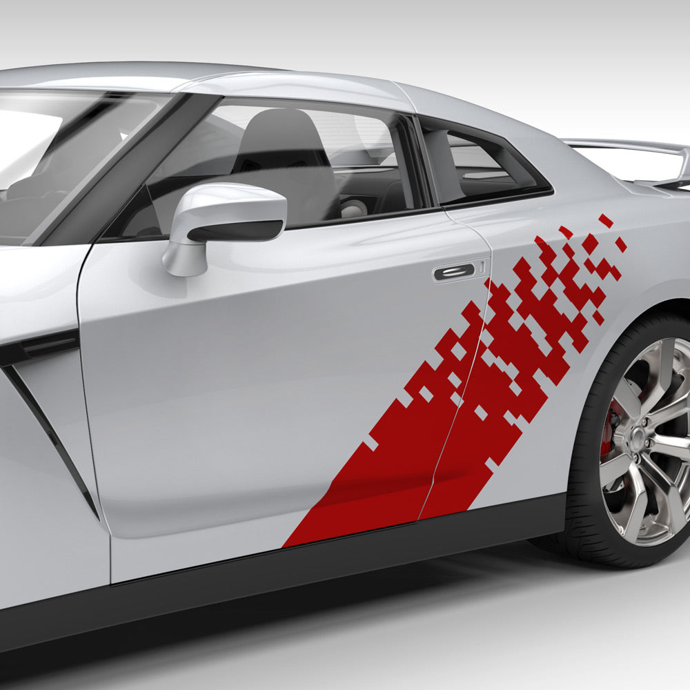 Auslaufende Streifen