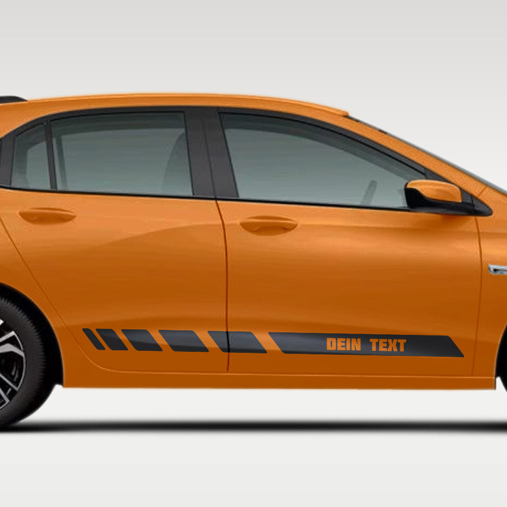 Kursive Seitenstreifen