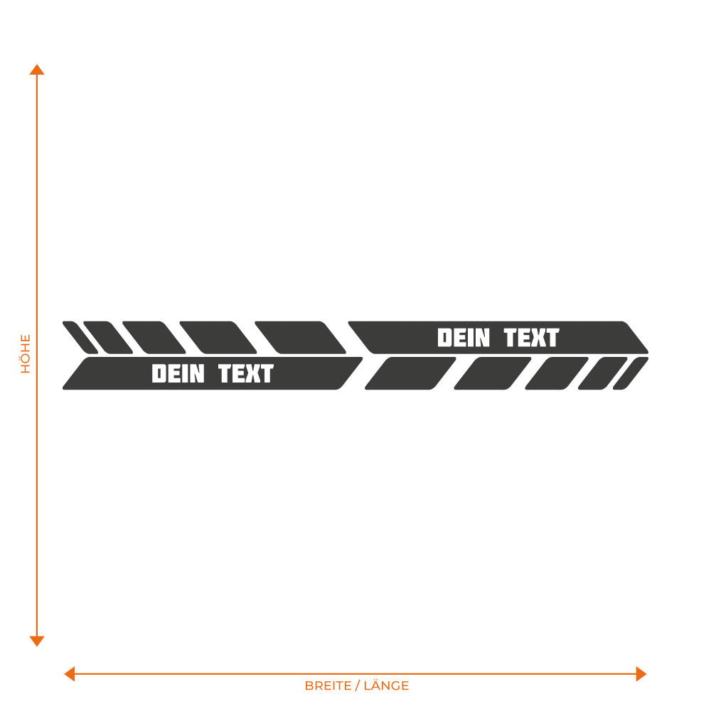 Kursive Seitenstreifen