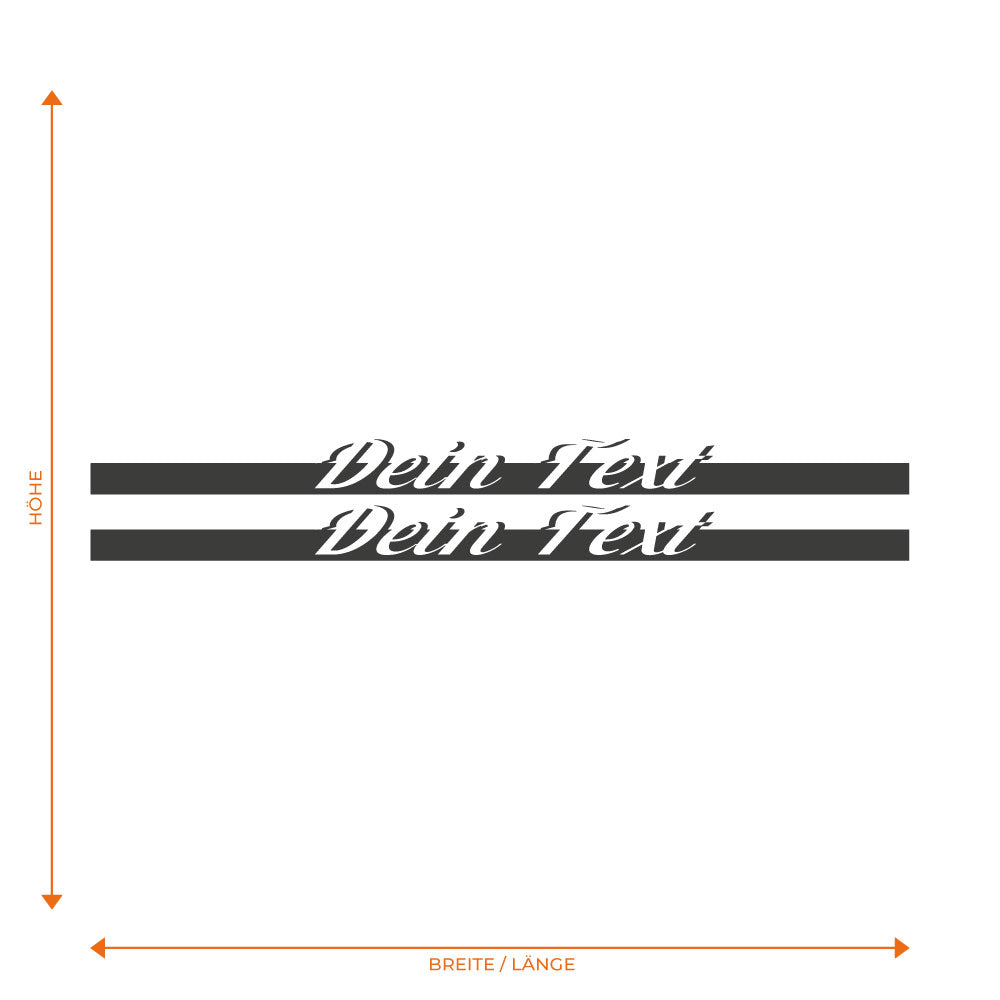 Schattierter Text Seitenstreifen