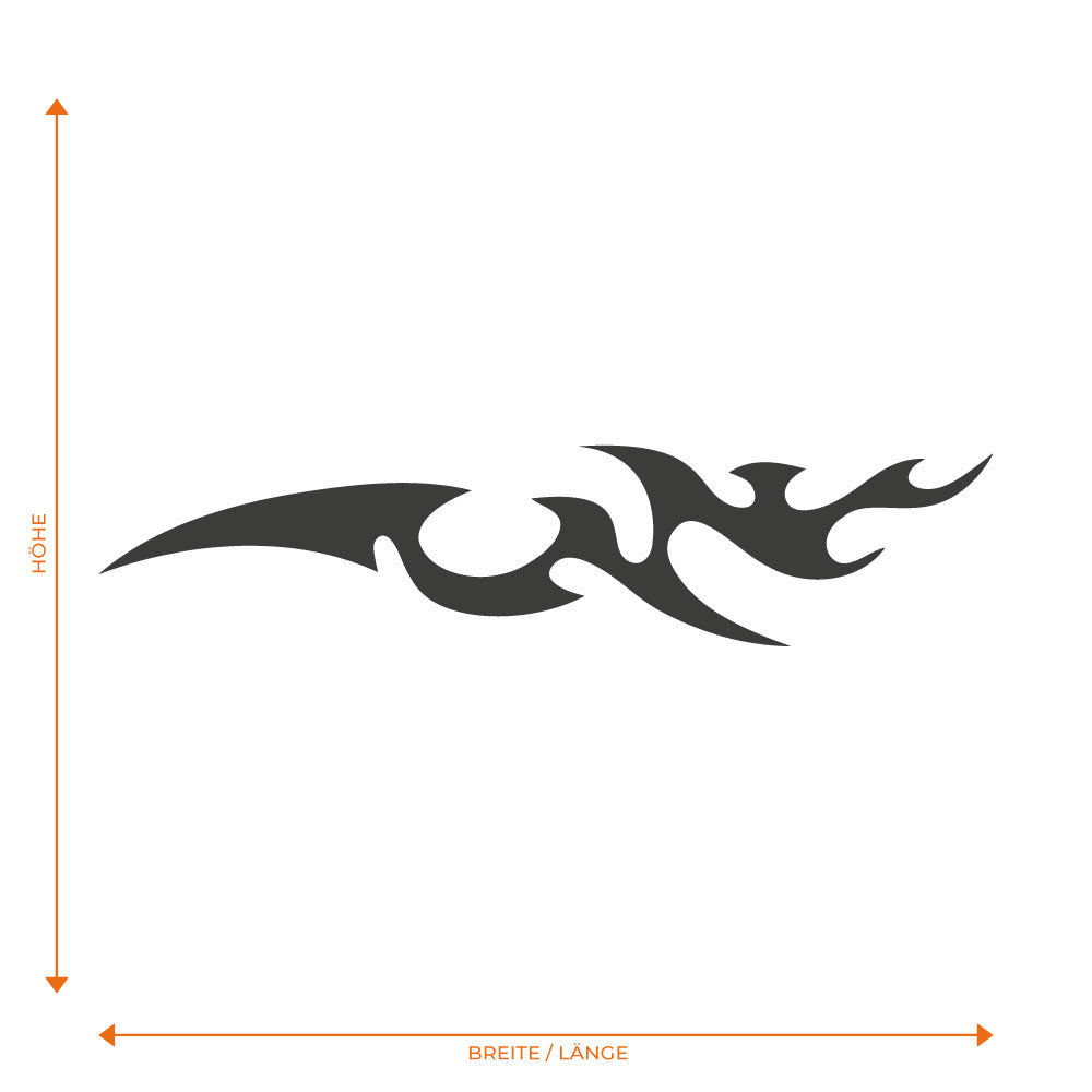 Geschwungenes Tribal