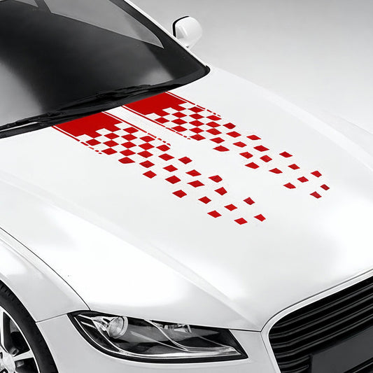 Flaggen Rennstreifen