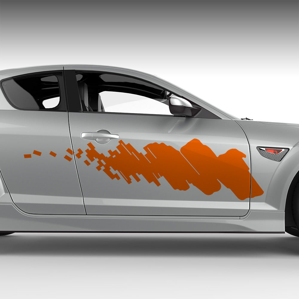 Auslaufender Pinselstrich