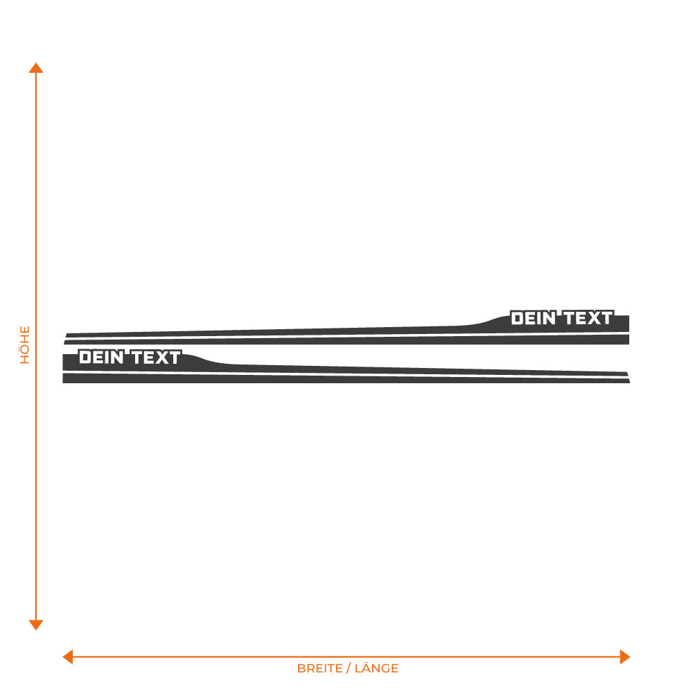 Aufsteigende Seitenstreifen
