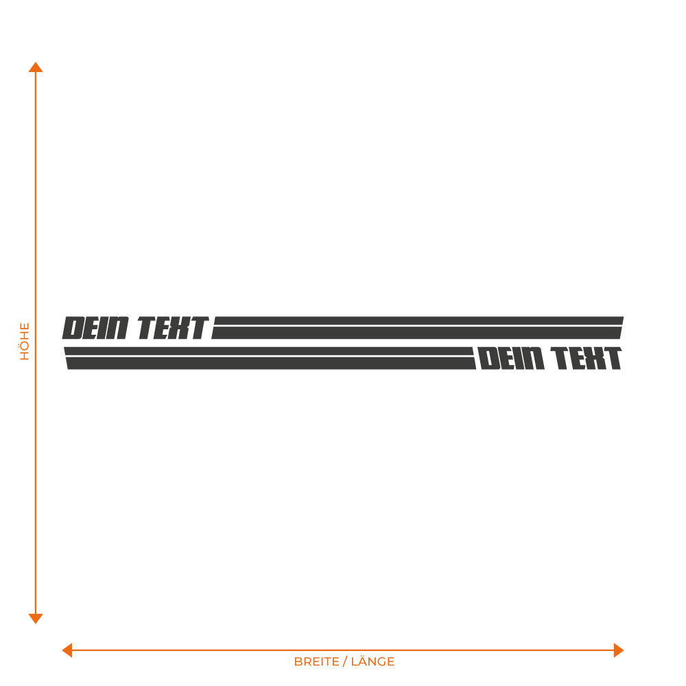 Dynamische Doppel Seitenstreifen