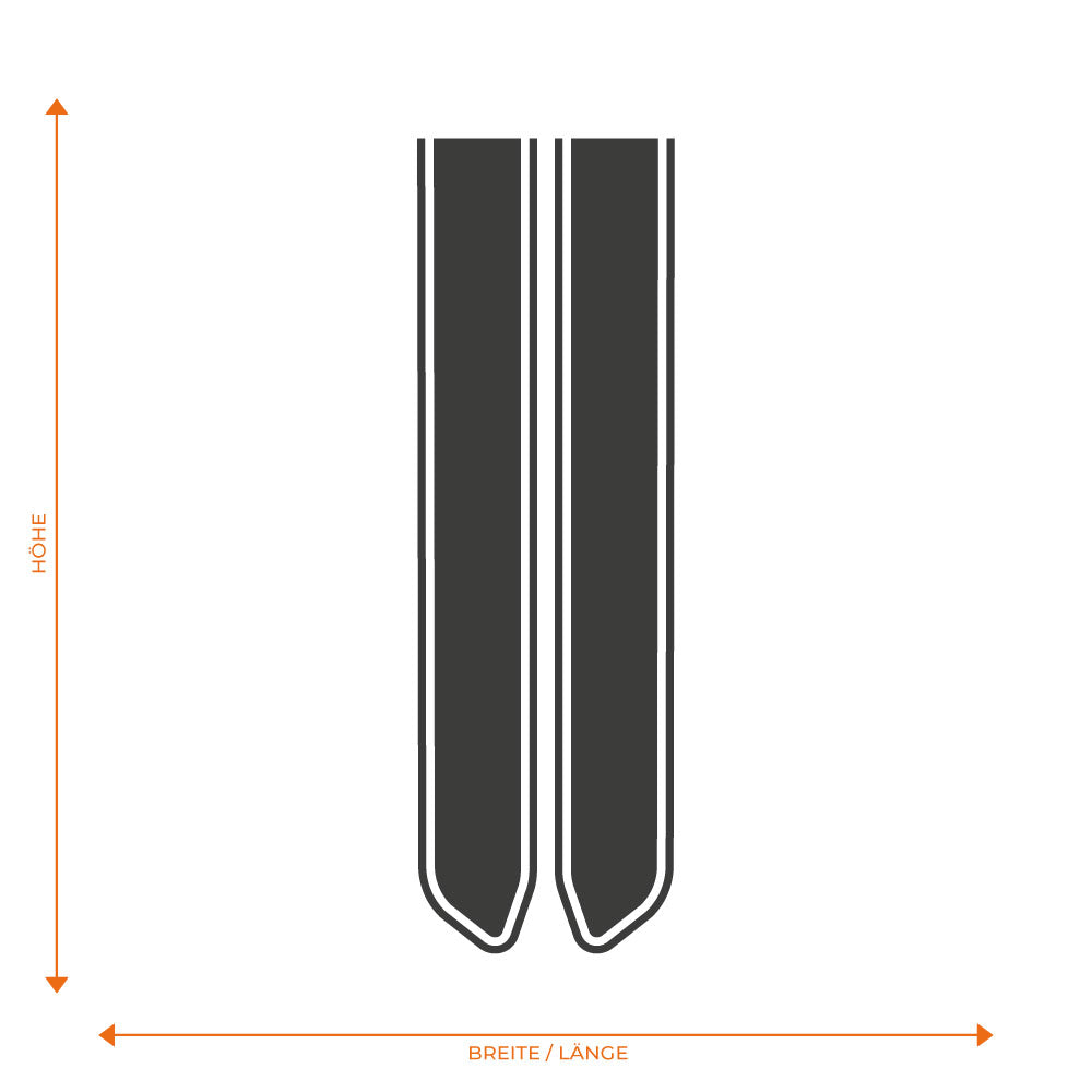 Umlaufender Rennstreifen