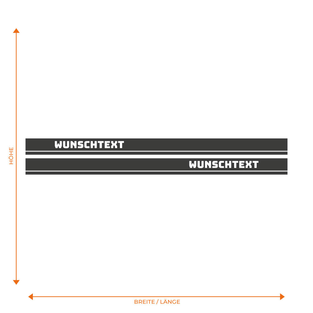 Klassische Seitenstreifen