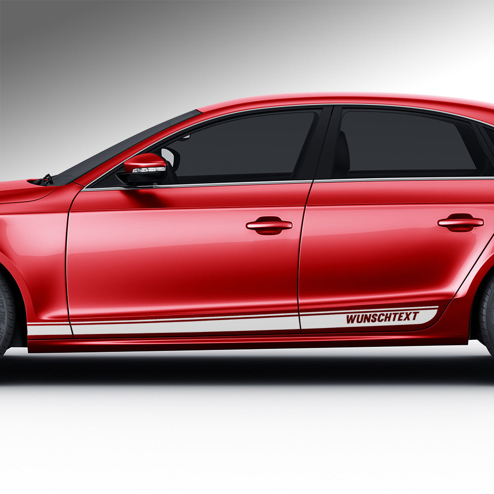 Abgerundeter Seitenstreifen