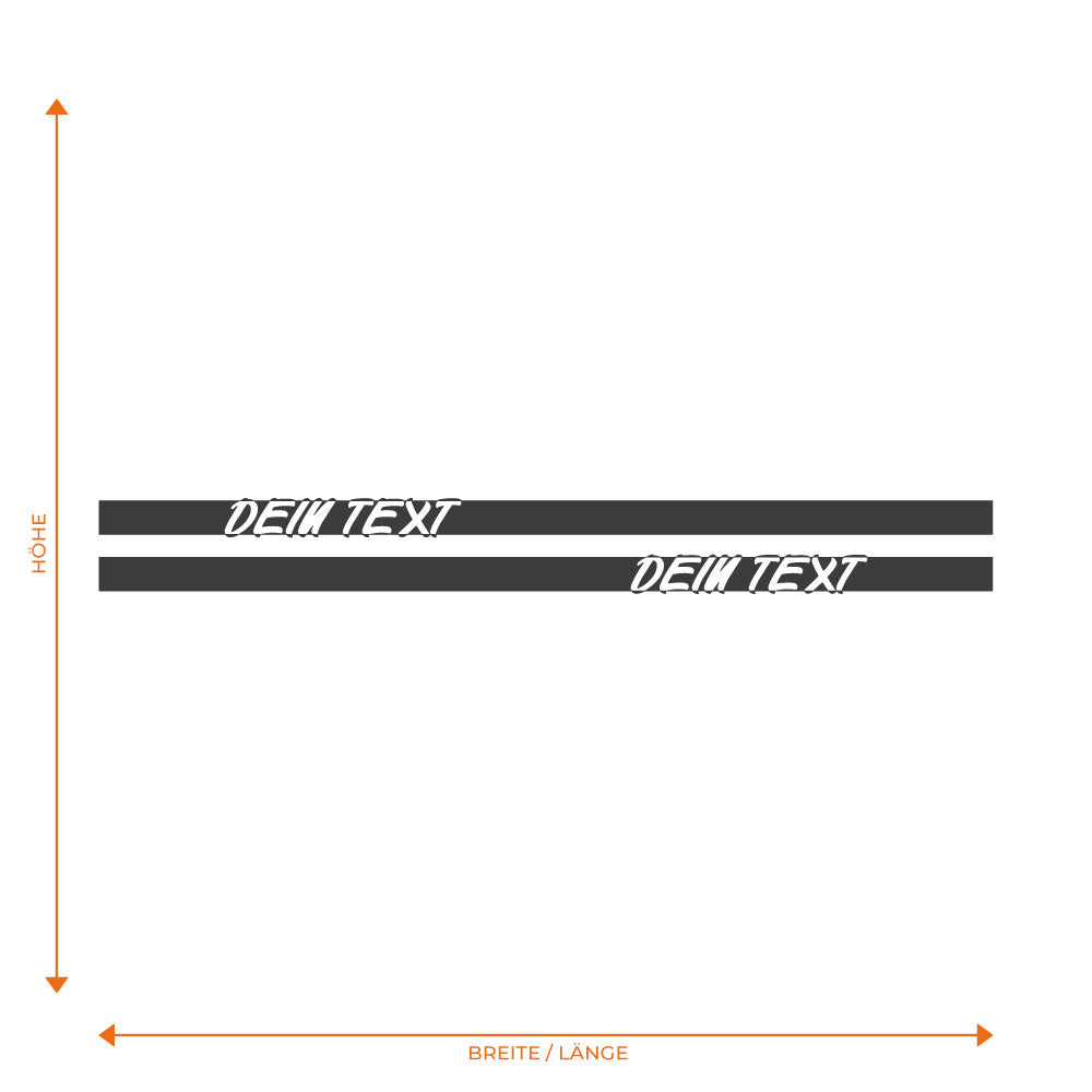 Gestanzte Seitenstreifen
