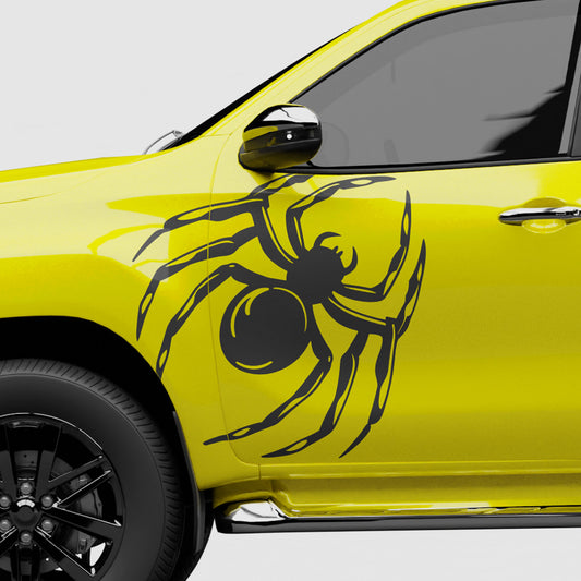 Düstere Spinne Folienschnitt Fahrzeugaufkleber mit Farbauswahl und in Wunschgröße von STICKYHUGO