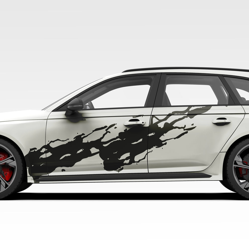 Verlaufender Schmutz