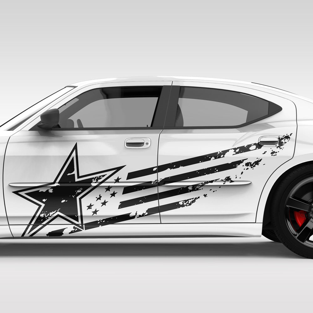 Destroyed Stern Flagge