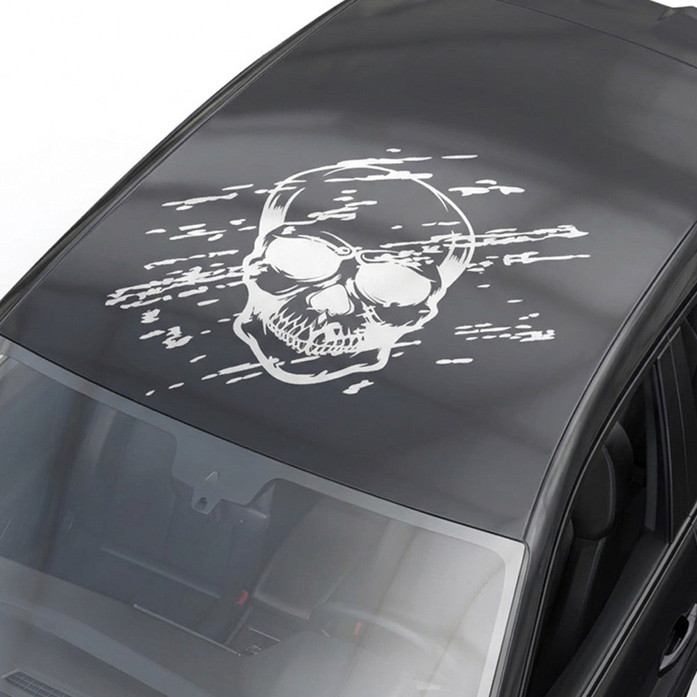Grunge Spritzer Totenkopf