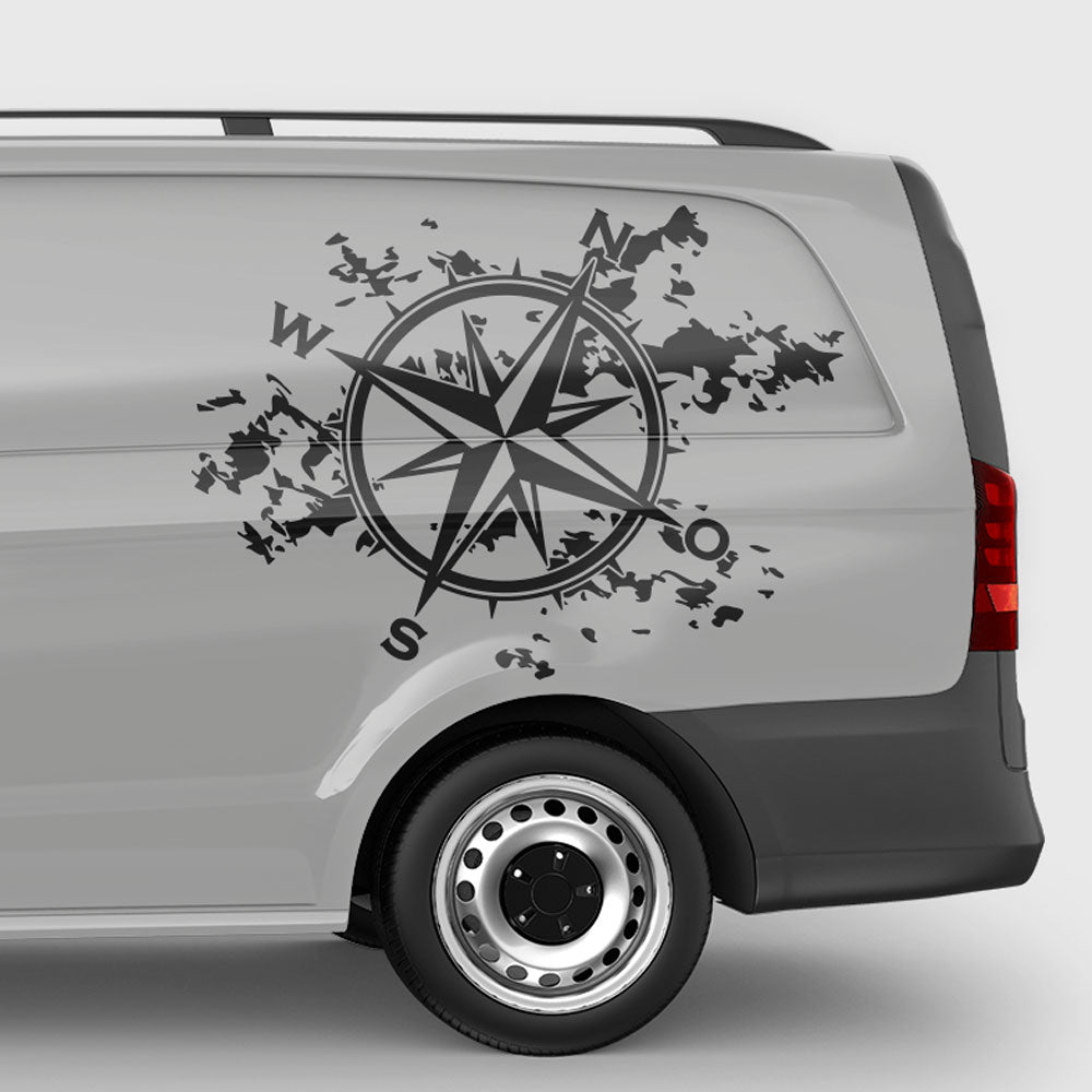 Abgenutzter Vintage Kompass