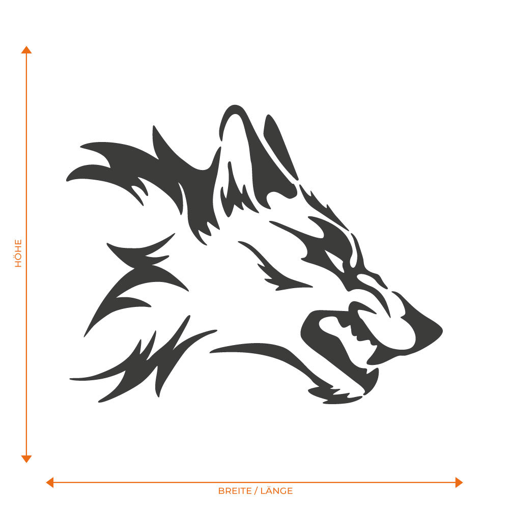 Grimmiger Wolf