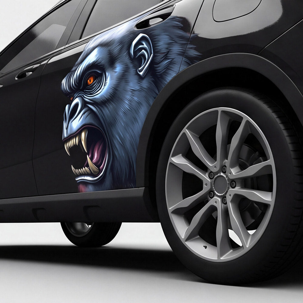 Brüllender Gorilla