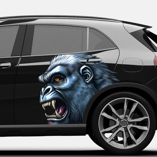 Brüllender Gorilla