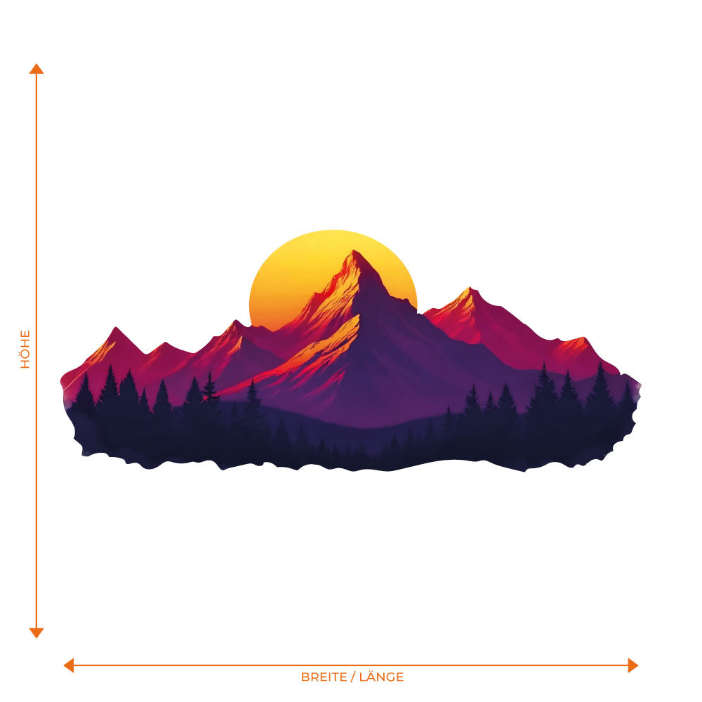 Sonnenuntergang Berge