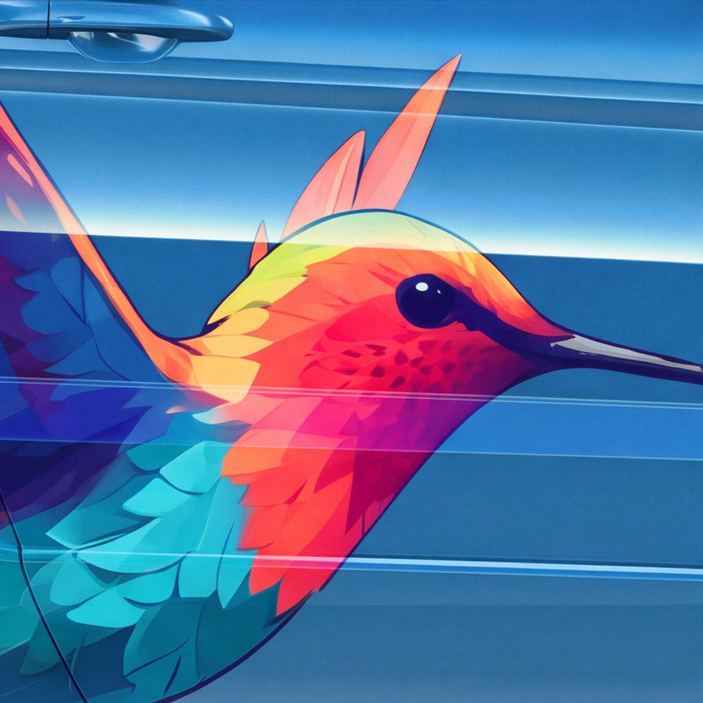 Leuchtender Kolibri