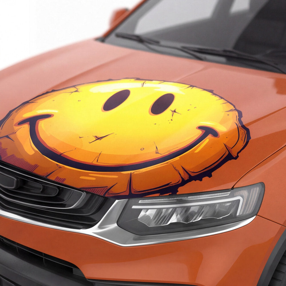 Abgenutzter Smiley