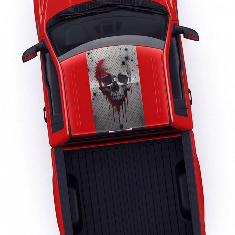 Riffelblech Totenkopf Streifen